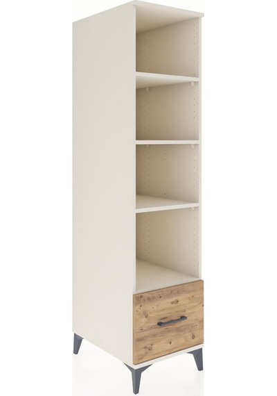Kronos Dolap 4 Raflı Tek Çekmeceli 44x59x182 Aytaşı-çam Aytaşı