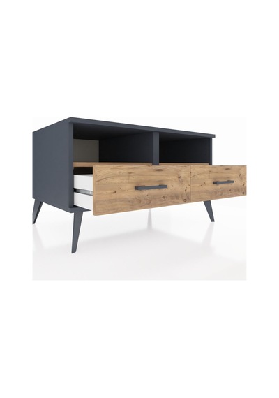 Kronos Şifonyer 2 Raflı 2 Çekmeceli 88x59x48 Antrasit-çam Çam Kronos Şifonyer 2 Raflı 2 Çekmeceli 88x59x48 Antrasit-çam Çam