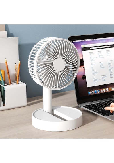 Wexta 108 Taşınabilir Masaüstü Beyaz Usb Fan
