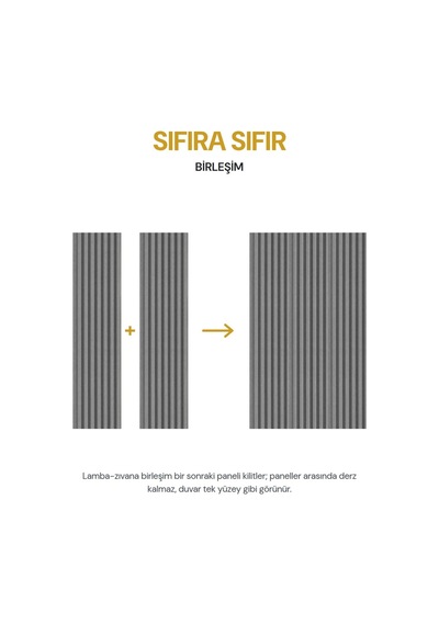 Vilo Mpc S Çıta Duvar Paneli Brushed Steel 265cm Yapıştırmalı Montaj - Neme Ve Darbeye Dayanıklı