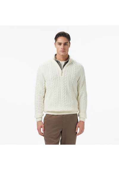 Nautica Erkek Krem Classic Fit Kazak Desenli S57227t Krem