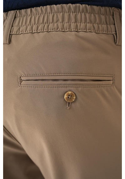Efor Comfort Fit Beli Lastikli Yan Cep Vizon Jogger Pantolon P 1150 Vizon