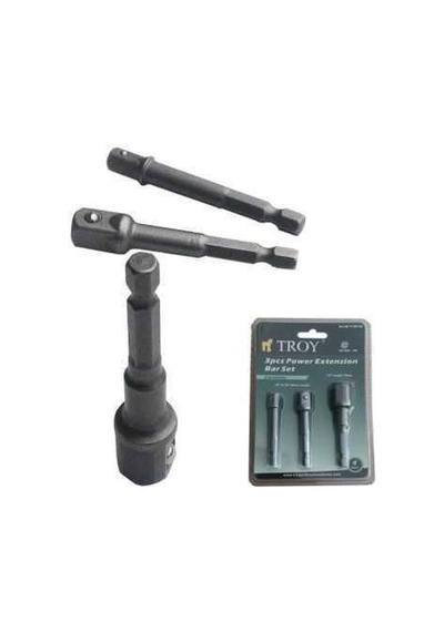 Troy 26132 Somun Lokma Adaptör Seti 3 Lü Set 1-4-3-8-1-2