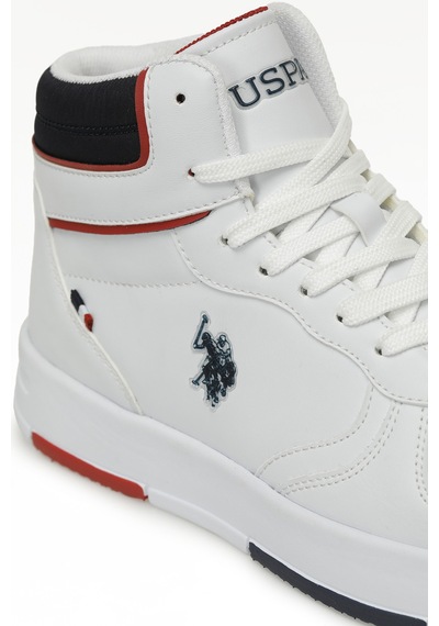 U.s. Polo Assn. Andreı Hı Wmn 5pr Beyaz Kadın High Sneaker Beyaz