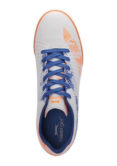 Slazenger CYPRUS Çocuk Halı Saha Beyaz / Saks Mavi Futbol Ayakkabısı