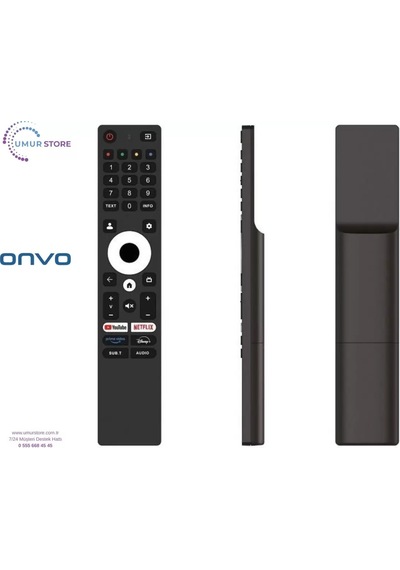 Onvo İle Uyumlu 50vq90f3ua Smart Led Tv Kumandası-mikrofonsuz 69022795