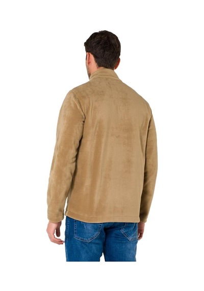 Şensel, Erkek Polar Mont, Bej -99E411- Cepli,Fermuarlı,Outdoor