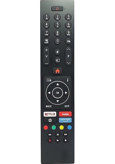 Vestel Uyumlu 4K Smart Prime Video Netflix Youtube Tuşlu Lcd-Led Tv Uzak