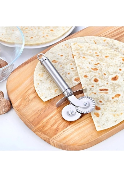 Çift Başlıklı Pizza Hamur Bıçağı Renkli