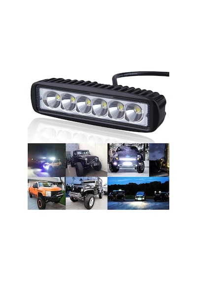 Sis Farı Sis Ledi Motorsiklet Forklift 6 Ledli 12 Volt