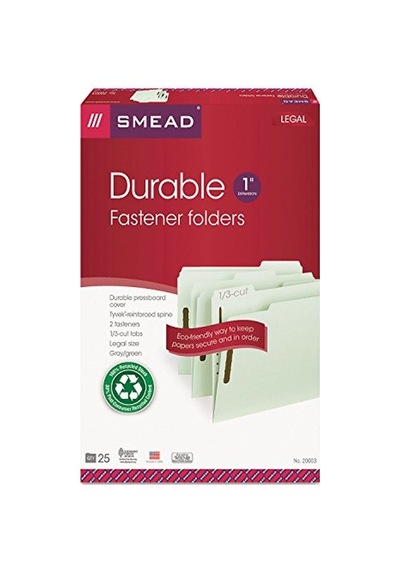 % 100 Geri Dönüşümlü Baskı Panosu Bağlantı Elemanı Dosya Klasörü, 2 Bağlantı Elemanı, 1/3 Kesimli Tab, 1 G