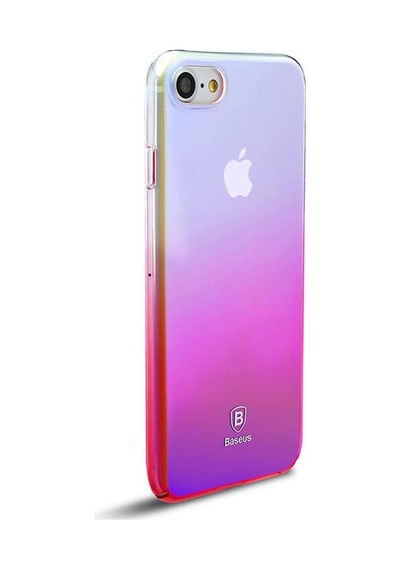 Apple Uyumlu iPhone Baseus 8 7 İle Glaze Case Pembe