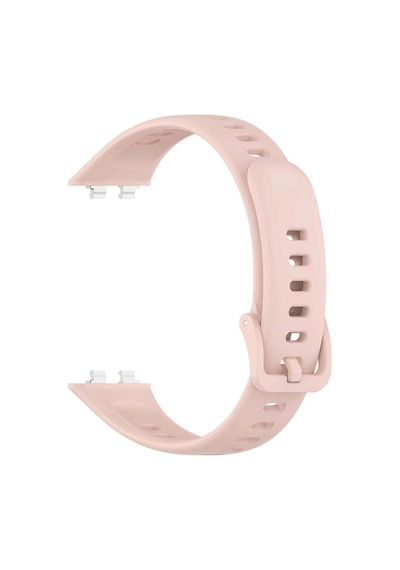Caseonn Huawei Band 11 Pro Kordon Tam Korumalı Spor Silikon Kordon Kayış Pudra