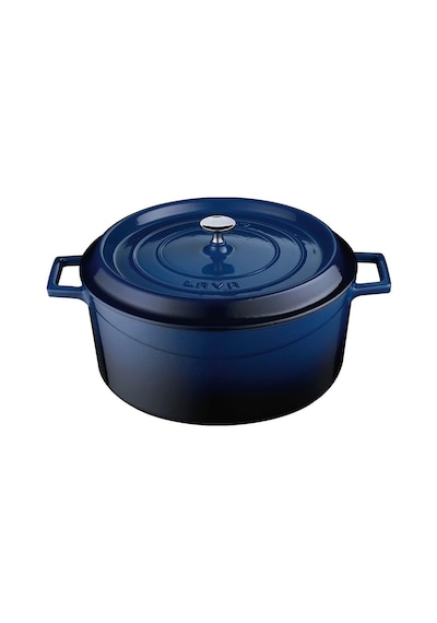 Lava Döküm Yuvarlak Tencere Trendy 32 CM