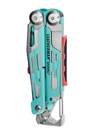 Leatherman Kamp Signal Aqua Silver Çok Amaçlı Multi Tool Mavi