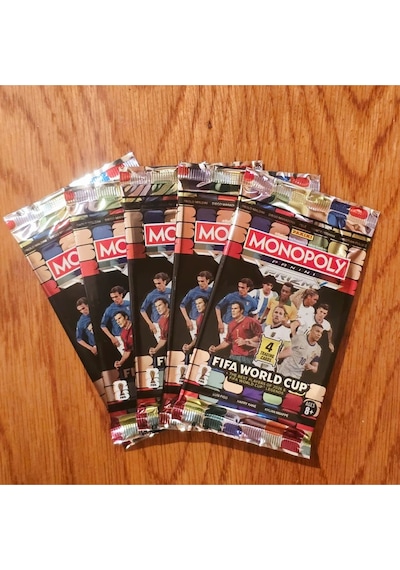 Prizm Monopoly Dünya Kupası X5 Adet Lisanslı Oyun Paketi Toplam X20 Adet Oyun Kartı