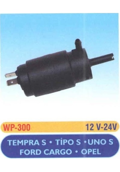 EMA-MFK WP300 Su Fıskiye Motoru Palio Doblo Tempra Sx Tipo Uno Marea Tek Çıkıs