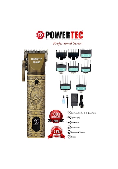 Powertec TR-8500 Saç Sakal Tıraş Makinası