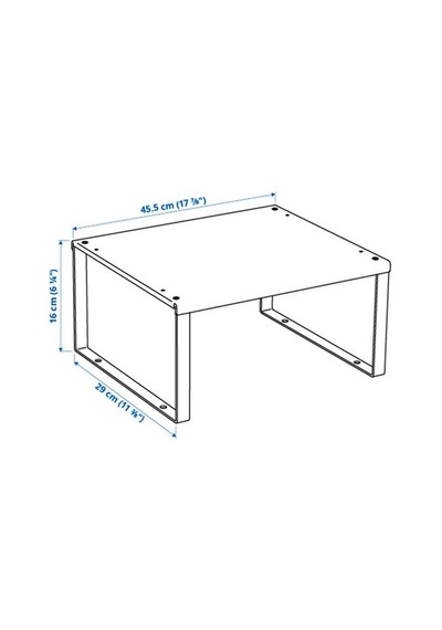 Ikea Varıera Dolap İçi Düzenleyici, Beyaz, 46x29x16 Cm