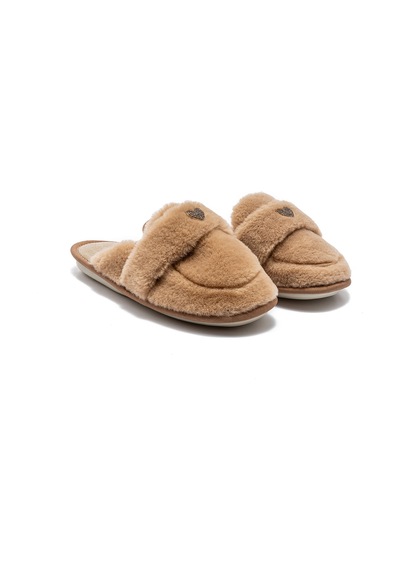Twigy Mammy Peluş Kadın Ev Terliği Bej 37/41 Bej