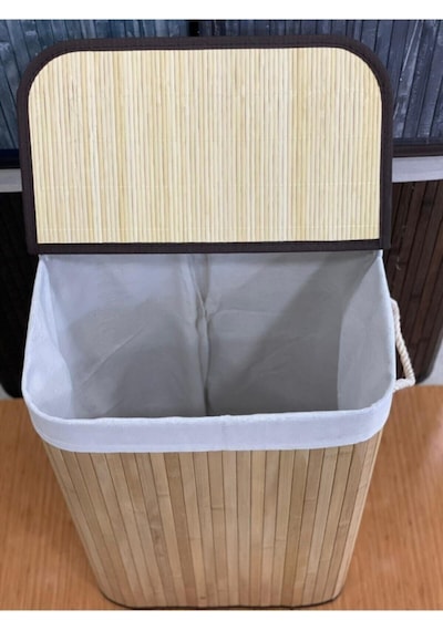 Bambu Kirli Çamaşır Sepeti Dikdörtgen Diğer