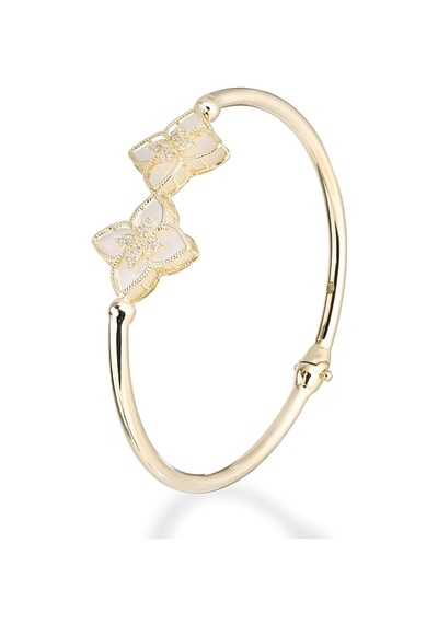 Zirkon Taşlı Vaan Cleef Model Tasarım Altın Bilezik 64035397