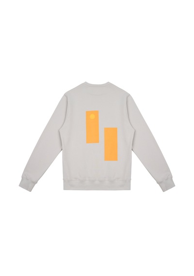 Beord Taş %100 Pamuk Bisiklet Yaka Sweatshirt Bss1-148
