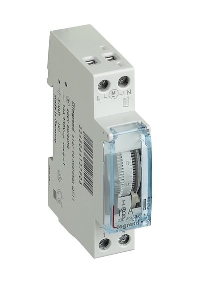 Legrand 412790 Analog Günlük Zaman Saati Rezervli