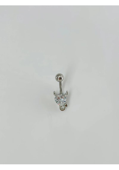 Kalp Detaylı Göbek Piercing Diğer 02672256