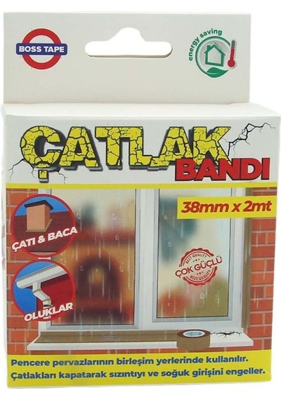 Boss Tape Pencere Pervaz Çatlak Kapama Bandı Çatı,Baca,Oluklar 38