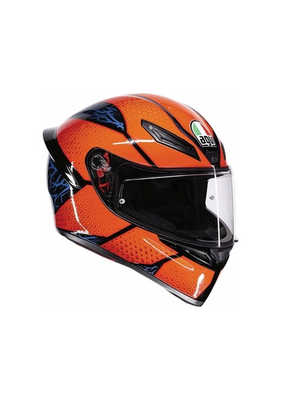 Agv K1s Speedarmor Kapalı Kask Siyah Turuncu
