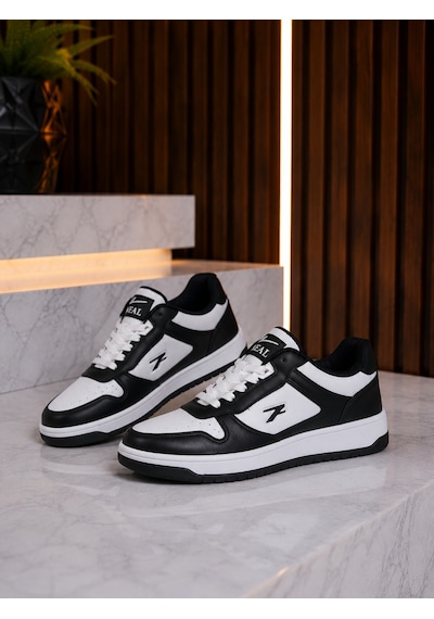 Homiro Su Geçirmez Unisex Sneaker Siyah Beyaz