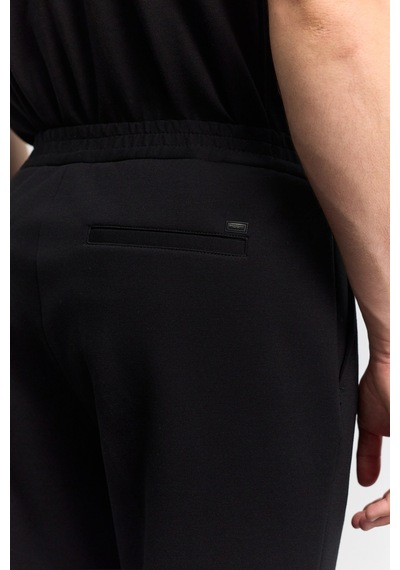 Avva Erkek Siyah Klasik Bel Viskon Karışımlı Interlok Relaxed Fit Pantolon A62y3009
