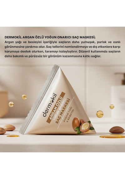 Dermokil Argan Özlü Yoğun Onarıcı Saç Maskesi 25 Ml