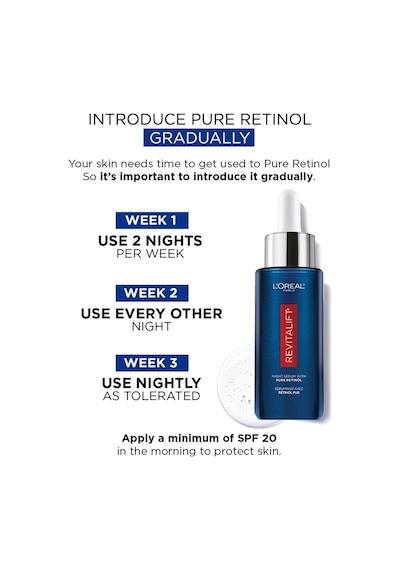 Tr 'l'oreal Paris Revitalift Triple Power Lzr Retinol Gece Serumu Yüz İçin,%0,3 Saf Retinol İçeren, Cildi Nemlendiri