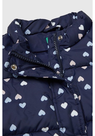United Colors Of Benetton Kız Bebek 2v3ygj00o-25k Desenli Yelek Lacivert-2120 Lacivert