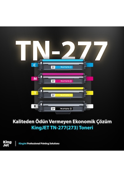 Kingjet Brother Uyumlu Hl-l3230cdw Yüksek Kapasiteli 4 Renk Takım Uyumlu Toner Tn-277