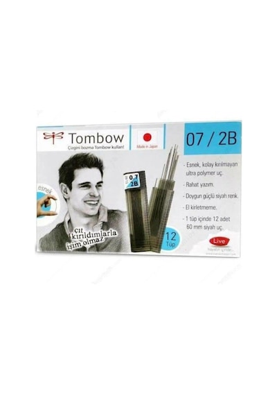 Tombow 0.7 Kurşun Kalem Ucu 12 Li Tüp