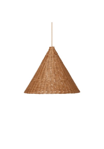 Rattan Avize Sarkıt: Colomb 35cm Kahve Krem