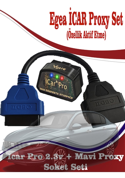 İcarpro 2.3v Egea Uyumlu Arıza Tespit Ve Özellik Aktif Etme Proxy Set Bluetooth İos