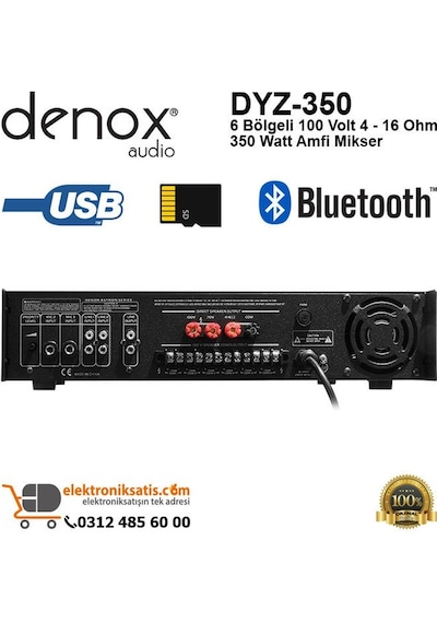 Denox Dyz-350 100V 350 Watt 6 Bölgeli Anfi