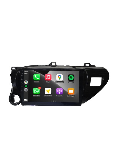 Navigate Toyota Hilux Android Carplay Multimedya 2016-2022 4gb Ram + 64gb Hafıza + 8 Çekirdek