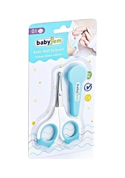 Babyjem Bebek Tırnak Makası, Mavi Çok Renkli