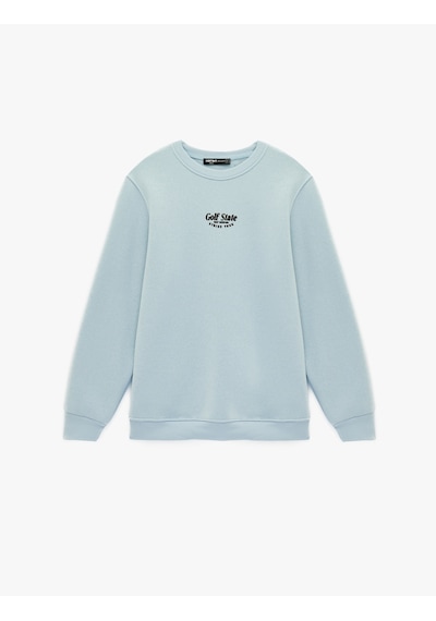 Koton Regular Fit Uzun Kollu Bisiklet Yaka Baskılı Sweatshirt Mavi 6sam70032mk Mavi Koton Regular Fit Uzun Kollu Bisiklet Yaka Baskılı Sweatshirt Mavi 6sam70032mk Mavi
