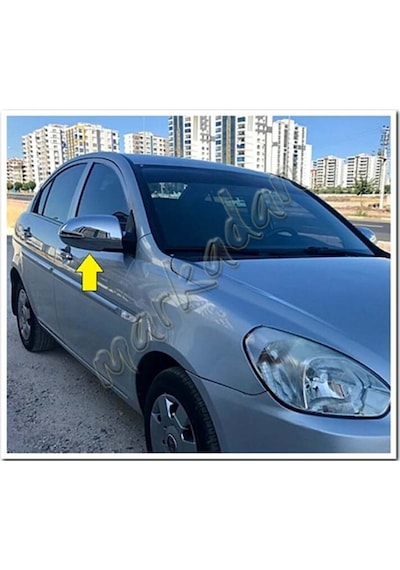 Markadan Hyundai Accent Era Krom Ayna Kapağı 2 Parça Abs Krom