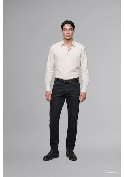 Defacto Sergıo Regular Fit Normal Bel Boru Paça Jean Pantolon H5625ax26aunm41 Yeşil-nm41