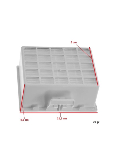 Bosch Uyumlu İle  Bgs21x320 Serie 4 Süpürge Hepa Filtresi