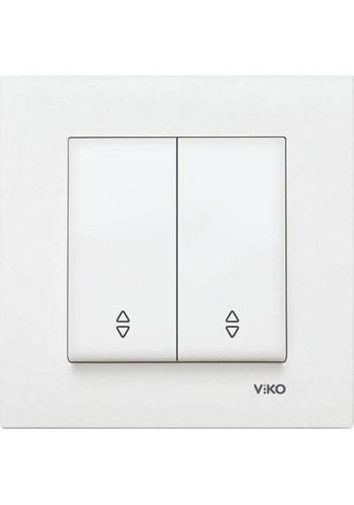 Viko Karre Beyaz Komütatör Vavian Anahtarı Çerçeveli- 90967017