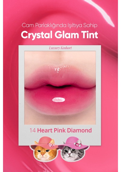 Clıo Crystal Glam Tint 14 Heart Pink Diamond 14