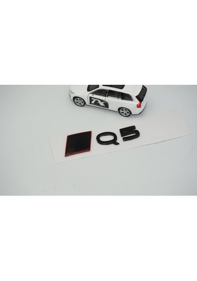 Dk Tuning Q5 2025+ Bagaj Siyah Yazı Logo Arma Audi İle Uyumlu Bagaj Arma